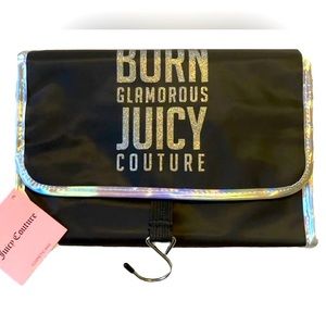 Juicy Couture “Born Glamorous” Hanging Cosmetic Toiletry Shower Travel Bag